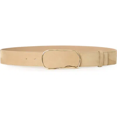 B-low The Belt Jonah Nubuck Belt In Neutral