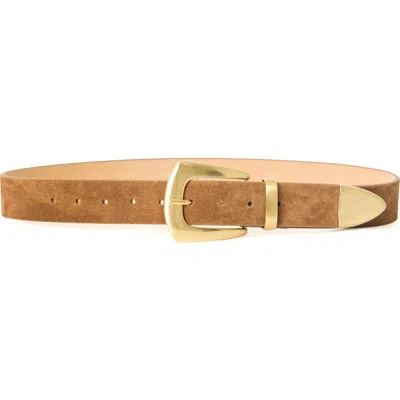 B-low The Belt Jordana Suede Belt In Brown