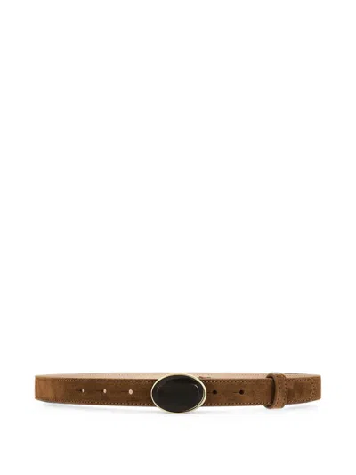 B-low The Belt Kimani Suede Belt In Brown