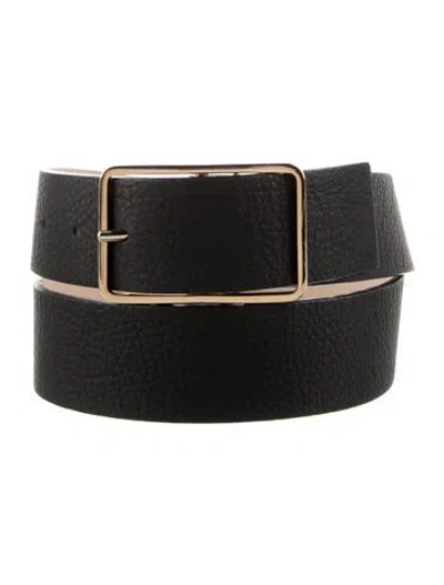 Pre-owned B-low The Belt Leather Belt In Black