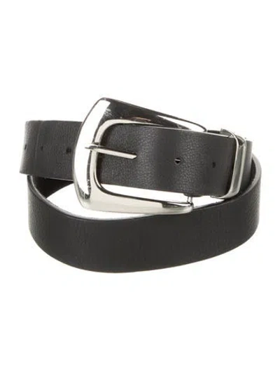 Pre-owned B-low The Belt Leather Belt In Black