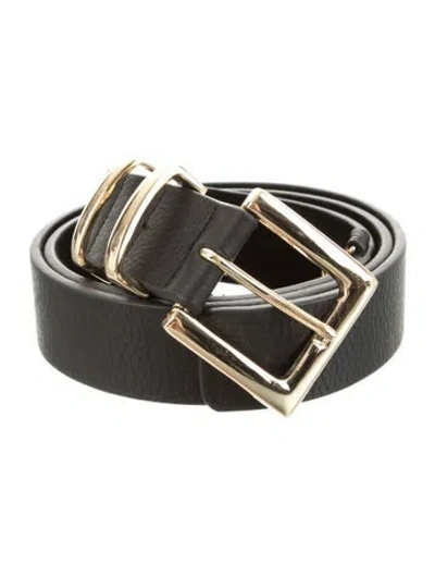 Pre-owned B-low The Belt Leather Belt In Black
