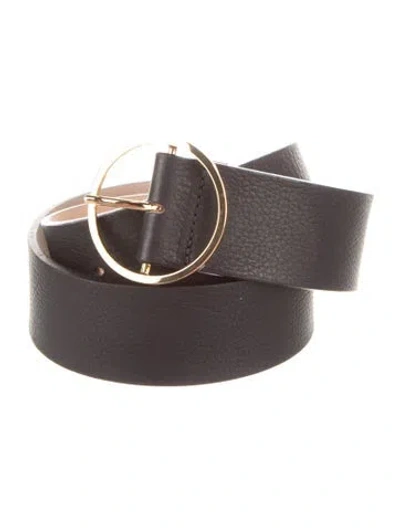 Pre-owned B-low The Belt Leather Belt In Black