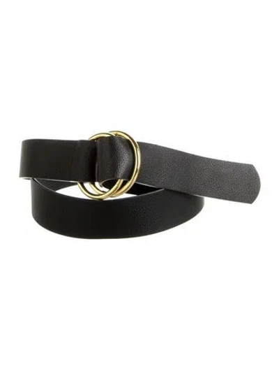 Pre-owned B-low The Belt Leather Belt In Black