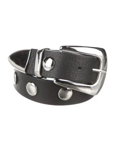 Pre-owned B-low The Belt Leather Belt In Black
