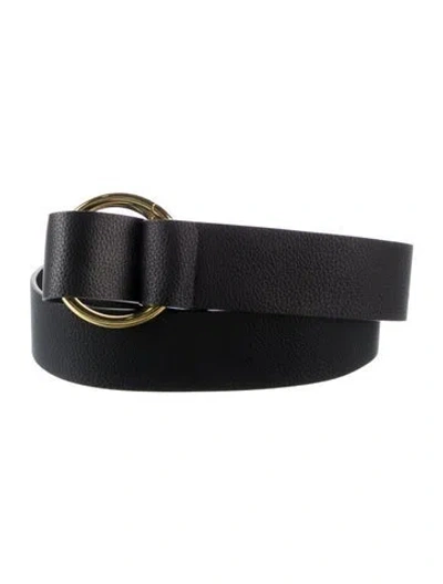 Pre-owned B-low The Belt Leather Belt In Black