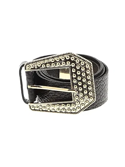 Pre-owned B-low The Belt Leather Belt In Black