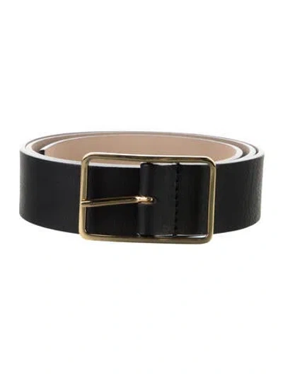 Pre-owned B-low The Belt Leather Belt In Black