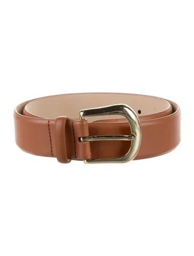 Pre-owned B-low The Belt Leather Belt In Brown