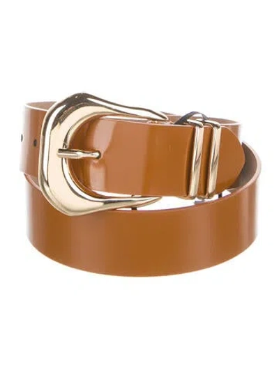 Pre-owned B-low The Belt Leather Belt In Brown