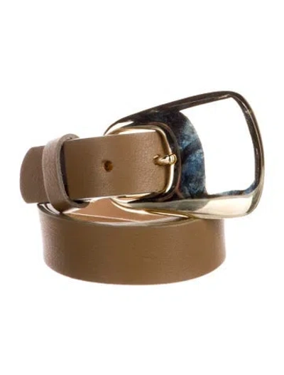 Pre-owned B-low The Belt Leather Belt In Brown