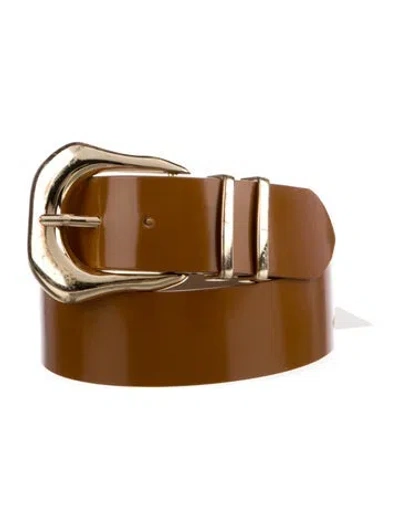 Pre-owned B-low The Belt Leather Belt In Brown