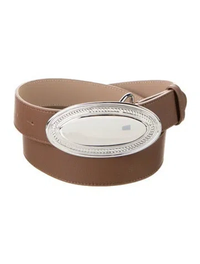 Pre-owned B-low The Belt Leather Belt In Brown