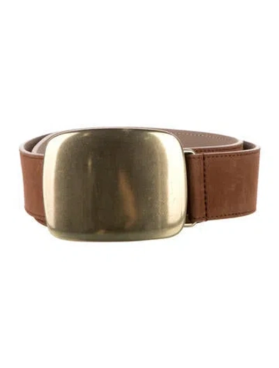 Pre-owned B-low The Belt Leather Belt In Brown