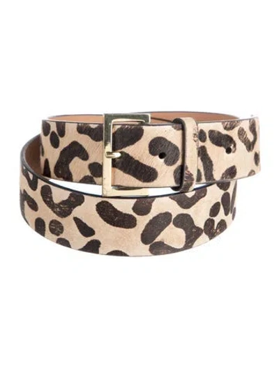 Pre-owned B-low The Belt Leather Belt In Brown