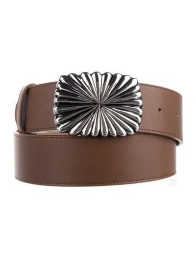 Pre-owned B-low The Belt Leather Belt In Brown