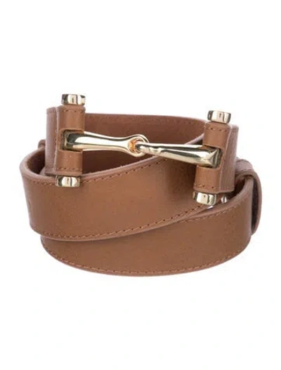 Pre-owned B-low The Belt Leather Belt Kit In Brown