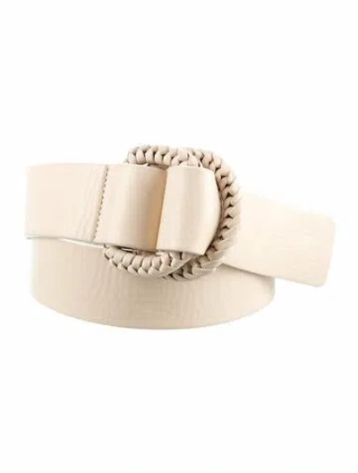 Pre-owned B-low The Belt Leather Belt In Neutral