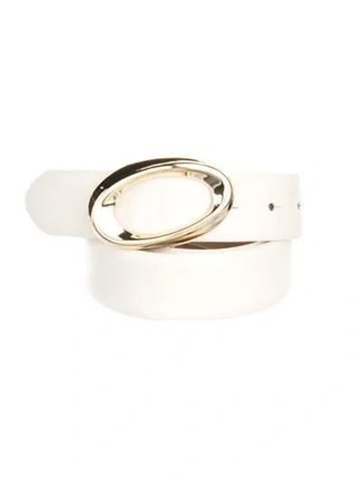 Pre-owned B-low The Belt Leather Belt In Neutral