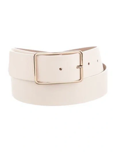 Pre-owned B-low The Belt Leather Belt In Neutral