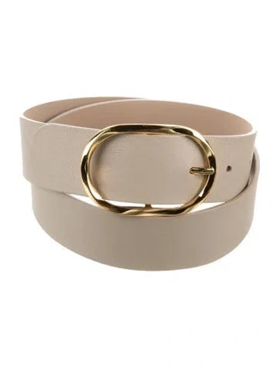 Pre-owned B-low The Belt Leather Belt In Neutrals