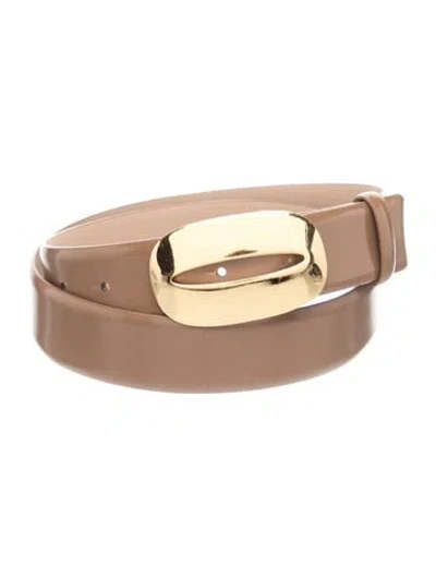Pre-owned B-low The Belt Leather Belt In Neutrals