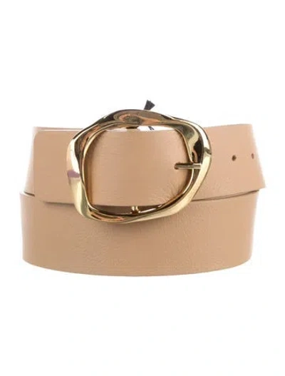 Pre-owned B-low The Belt Leather Belt In Neutrals