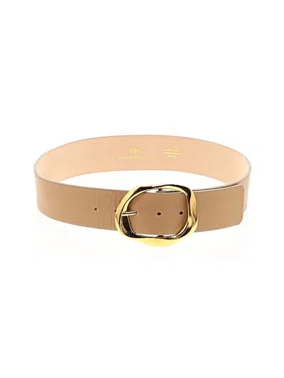 Pre-owned B-low The Belt Leather Belt In Tan