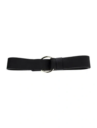 Pre-owned B-low The Belt Leather Belt W/ Tags In Black