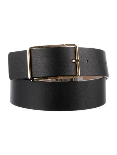 Pre-owned B-low The Belt Leather Belt W/ Tags In Black