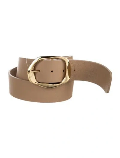 Pre-owned B-low The Belt Leather Belt W/ Tags In Neutral