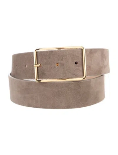Pre-owned B-low The Belt Leather Waist Belt W/ Tags In Neutrals
