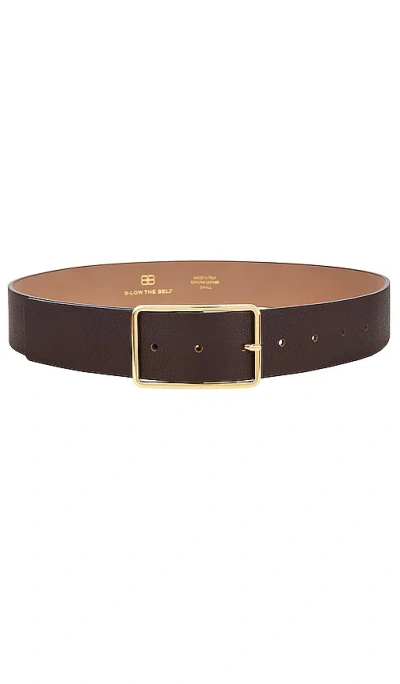 B-low The Belt Milla Belt In Chocolate & Gold
