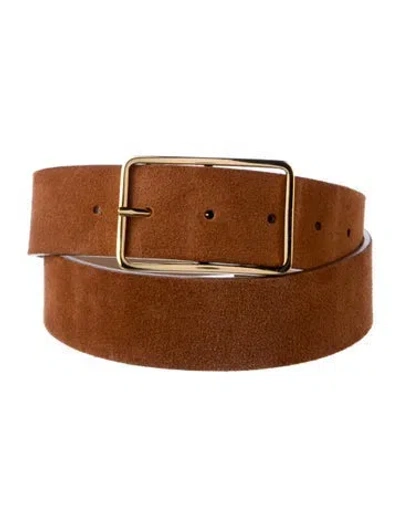 Pre-owned B-low The Belt Milla Suede Belt In Brown