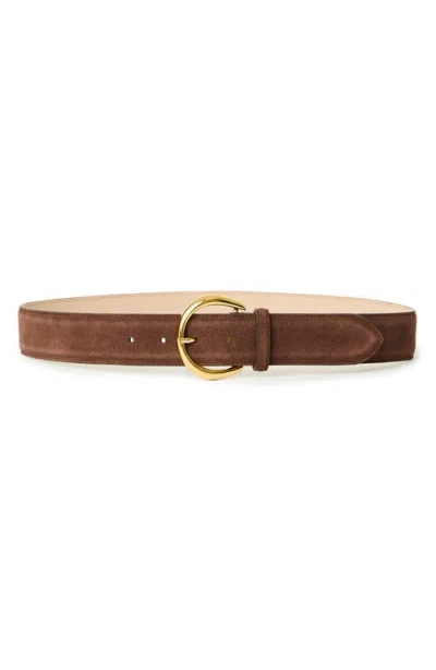B-low The Belt Odessa Suede Belt In Brown