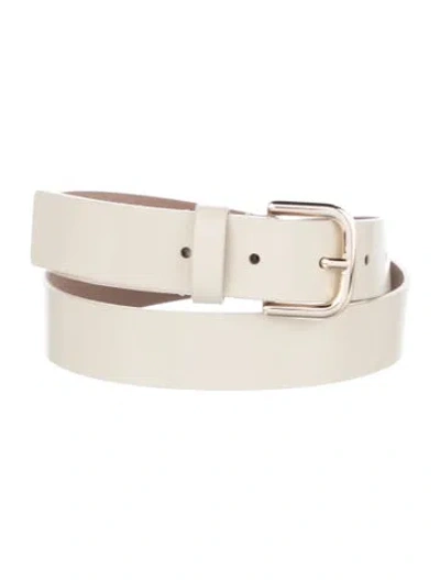 Pre-owned B-low The Belt Patent Leather Belt In Neutrals