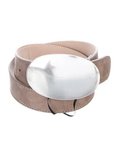 Pre-owned B-low The Belt Suede Belt Kit W/ Tags In Neutral