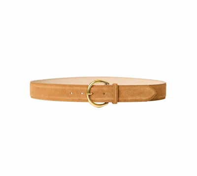 B-low The Belt Women's Odessa Suede Belt In Camel/gold In Brown