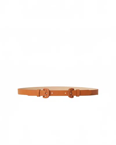 B-low The Belt Women's Ollie Double Belt In Coffee In Brown