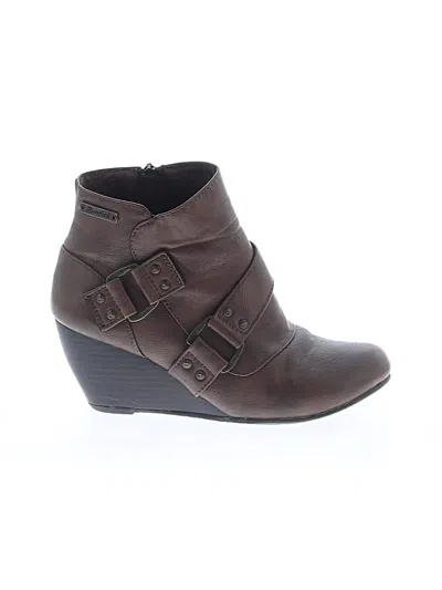 Pre-owned Blowfish Ankle Boots In Brown
