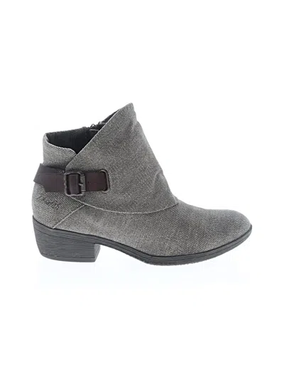 Pre-owned Blowfish Ankle Boots In Gray