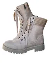 Blowfish Athena Beach Waves Recycled Boot In Almond In Grey