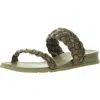 Blowfish Bollini Womens Metallic Faux Leather Slide Sandals In Multi