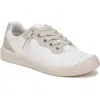 Blowfish Footwear Boardwalk Low Top Sneaker In White Faux Leather