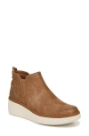 Blowfish Footwear Charming Platform Wedge Chelsea Boot In Whiskey Faux Leather