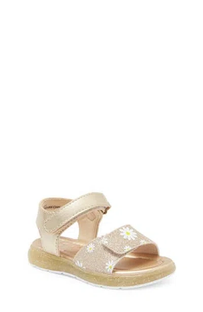 Blowfish Footwear Kids' Marloon Sandal In Daisy Glitter/soft Gold