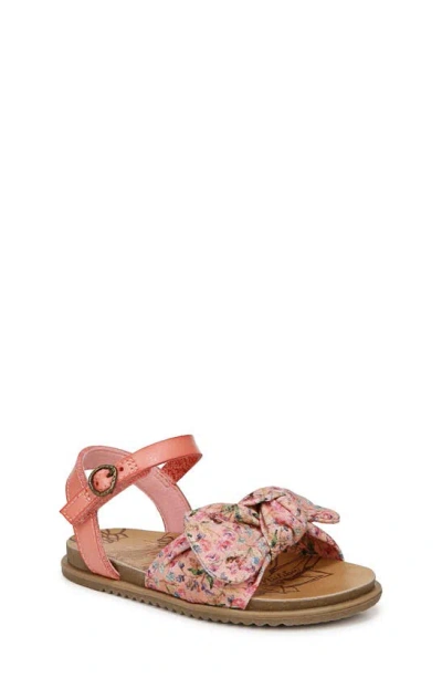 Blowfish Footwear Kids' Murano Top Knot Sandal In Pink Mini Wildflower