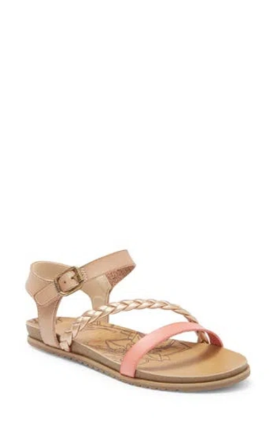 Blowfish Footwear Kids' Mylo Sandal In Rose Gold/cashew/pink