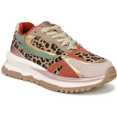 Blowfish Footwear Leo Sneaker In Leopard Fabric/faux Leather