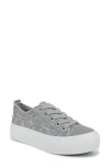 Blowfish Footwear Sadie Sun Platform Sneaker In Fog Grey Canvas